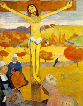 Christian Jesus Painting - Le Christ jaune The Yellow Christ Paul Gauguin